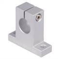 Material: Extruded Aluminium. Clamp screw strength 8.8, Steel zinc-plated.
Universel use shaft blocks, e.g. for fastening of guide shafts.

Shaft block GWLE for shaft diameter 16mm