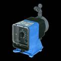 Dosing pump Pulsatron, series A plus,
Delivery rate 3.8 liters / hour (1.0 gal./hour), 125 strokes / min, max. Outlet pressure 7.0 bar (100psi).
Manual adjustment of the stroke length and stroke frequency via potentiometer from 0-100% delivery rate.
Fire protection encapsulated for outside and inside use.
very quiet operation due to housing encapsulation.
simple and reliable suction through integrated vent valve.
Dosing head made of PVC, valve seats PTFE, valve ball ceramic.
Connections: 1/4 "ID x 3/8" OD hose connection.
Drive: 230V, 50/60 Hz., 1ph., 2m cable, without plug, CE approval
Packaging dimensions:242x130x250mm 4,5kg 