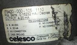 It 9420-000-105 -1110  / Pos. Sens. : 0.15232 Ma / Degree